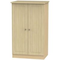 Warwick Light Oak Wardrobe - 2ft 6in Plain Midi