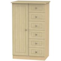 warwick light oak children wardrobe