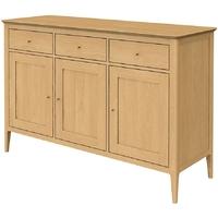 wadsworth oak large 3 doors 3 drawer sideboard