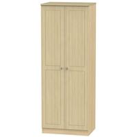 Warwick Light Oak Wardrobe - Tall 2ft 6in Plain