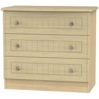 Warwick Light Oak Chest of Drawer - 3 Drawer