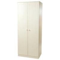 Warwick Cream Wardrobe - 2ft 6in Plain