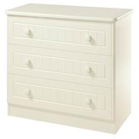 Warwick Cream Chest of Drawer - 3 Drawer