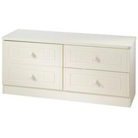 Warwick Cream Bed Box - 4 Drawer