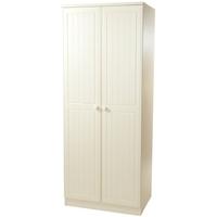 Warwick Cream Wardrobe - Tall 2ft 6in Plain