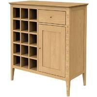 Wadsworth Oak Petite Wine Rack Sideboard