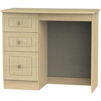 Warwick Light Oak Dressing Table - Vanity Knee Hole