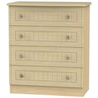 Warwick Light Oak Chest of Drawer - 4 Drawer