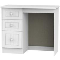 Warwick White Dressing Table - Vanity Knee Hole