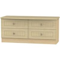 Warwick Light Oak Bed Box - 4 Drawer