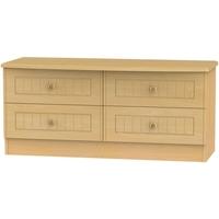 Warwick Beech Bed Box - 4 Drawer