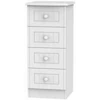 warwick white chest of drawer 4 drawer locker