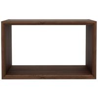 Walnut Cube Coffee Table