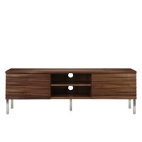 Wave Walnut Media Unit