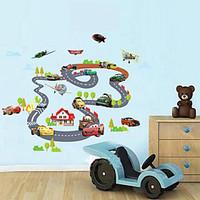 Wall Stickers Wall Decals, Children Auto Orbit PVC Wall Stickers