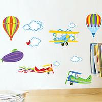 Wall Stickers Wall Decals Style Hot Air Balloon PVC Wall Stickers