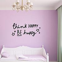Wall Stickers Wall Decals Style English Words Quotes PVC Wall Stickers