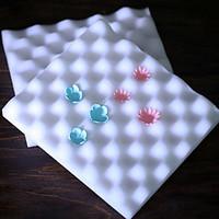 Wave-shaped Cake Decorating Foam Pad Sugarcraft Modelling Pad Flower Mold Tool Set of 2