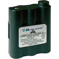Walkie-talkie battery Midland replaces original battery PB-ATL/G7 6 V 700 mAh