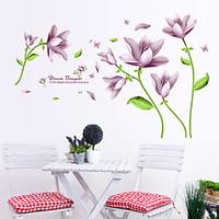 wall stickers wall decals beautiful flowers words pvc wall sticker