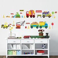 Wall Stickers Wall Decals Style Cartoon Car PVC Wall Stickers