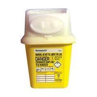 Wallace Cameron Plastic Sharps Disposal Anti-contamination Bin (Yellow)