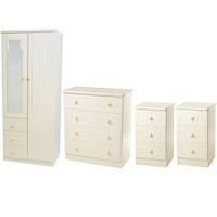 Warwick Bedroom Set 4 White