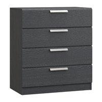 Waterfall 4 Drawer Chest Graphite