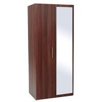 Walnut Mirror Wardrobe