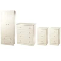 Warwick Bedroom Set 1 White