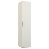 waterfall 1 door wardrobe white and oak