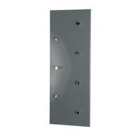 wall mounted grey coat rack in high gloss