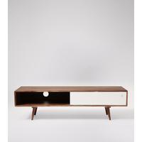 Watson media unit in Acacia & White