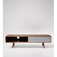 Watson media unit in Acacia & Grey