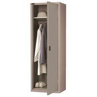 wardrobe slim width shelf colour grey