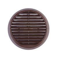 Wall Grille Brown Round 100mm