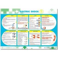 Wallace Cameron Electric Shock Poster Laminated Wall-mountable W590xH420mm Ref 5405026