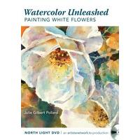 watercolor unleashed painting white flowers dvd region 1 ntsc