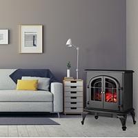 warmlite wl46015 log effect stove fire 2000 w black