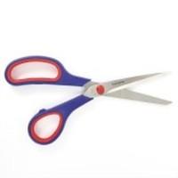 Wan Bao 8-1/2 Red And Blue Color /1 To Handle Stationery Scissors