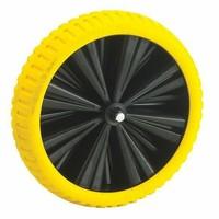 walsall wheelbarrows universal puncture proof wheelbarrow wheel yellow