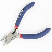 Wan Bao Red And Blue Color With Plastic Handle Mini Diagonal Pliers