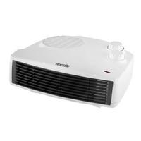 Warmlite WL44013 3kW Flat Fan Heater with Thermostat in White
