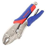 Wan Bao 7 Red And Blue Color Sleeve Handle Curved Mouth Pliers
