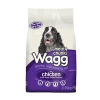 Wagg Dry Dog Food Chicken Meaty Chunks 2.7kg