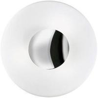 Wall light E27 120 W Energy-saving bulb Peill & Putzler Mara 51020 White (matt), Chrome