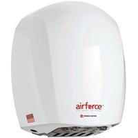 warner howard air force hand dryer in white