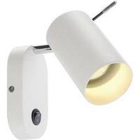 Wall light GU10 75 W HV halogen, LED SLV Asto Tube 146411 White