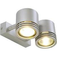 Wall light GU10 100 W HV halogen SLV Barro 2 151922 Silver-grey