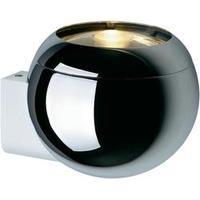 Wall light GU10 75 W HV halogen SLV Light Eye Ball 149031 Chrome, White